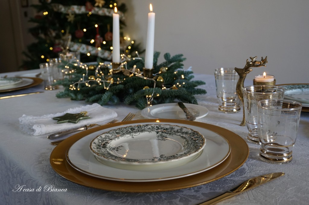 La Foto Di Natale.Arte Della Tavola Natale In Verde E Oro A Casa Di Bianca